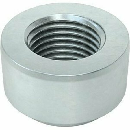 BSC PREFERRED Zinc-Plated Steel Press-Fit Nut for Sheet Metal 5/16-18 Thread for 0.056 Minimum Panel Thick, 10PK 95185A251